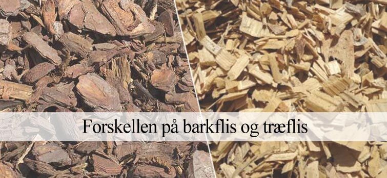 Forskellen på barkflis og træflis