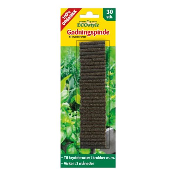 gødningspinde krydderurter